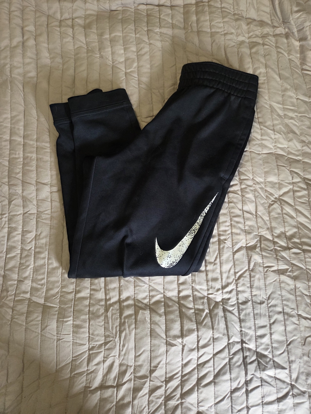 Nike Kids' Black Logo Jogger Pants